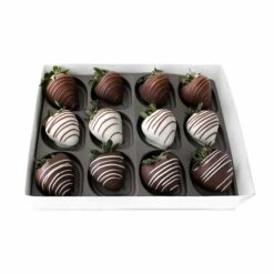 Belgian Chocolate Dipped Strawberries -LOLLI AND POPS Sales 5th avenue case belgian chocolate dipped strawberries 34537462104264