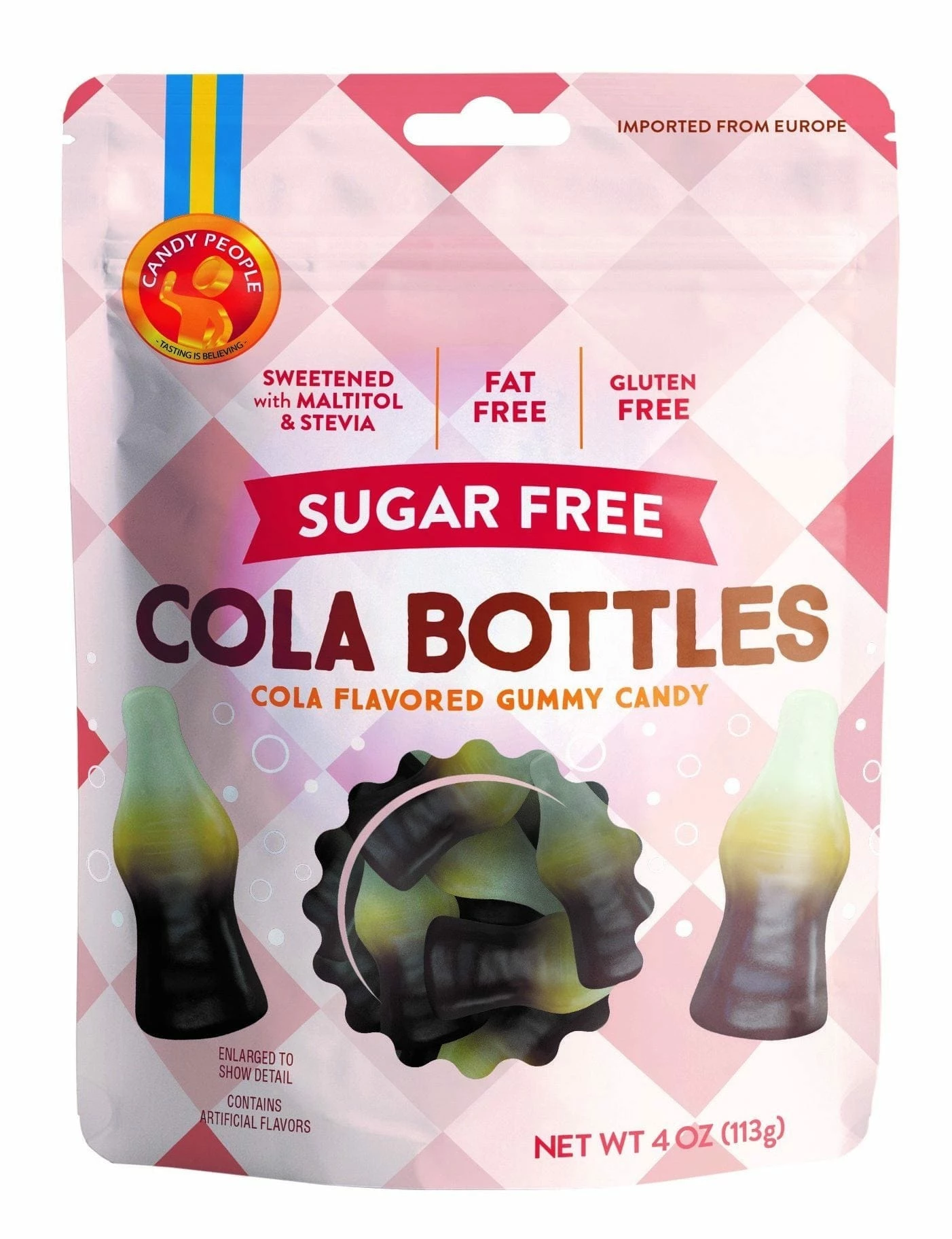 Candy People Sugar Free Cola Bottles 3 Candy People Sugar Free Cola Bottles