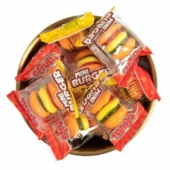 Wrapped Gummy Hamburgers