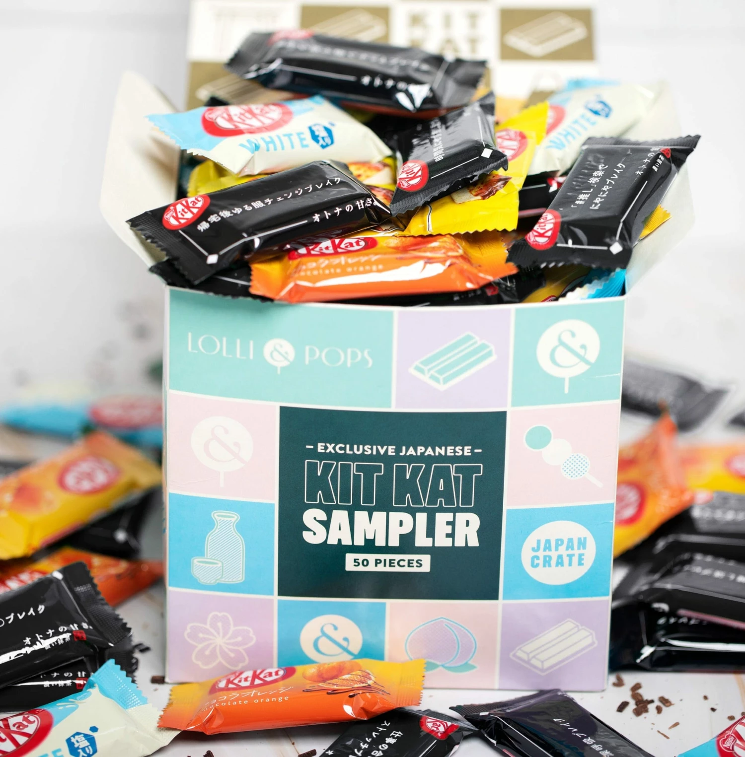 Japan Crate X L&P | 50 Piece Japanese Kit-Kat Sampler Box 4 Japan Crate X L&P | 50 Piece Japanese Kit-Kat Sampler Box - Image 2