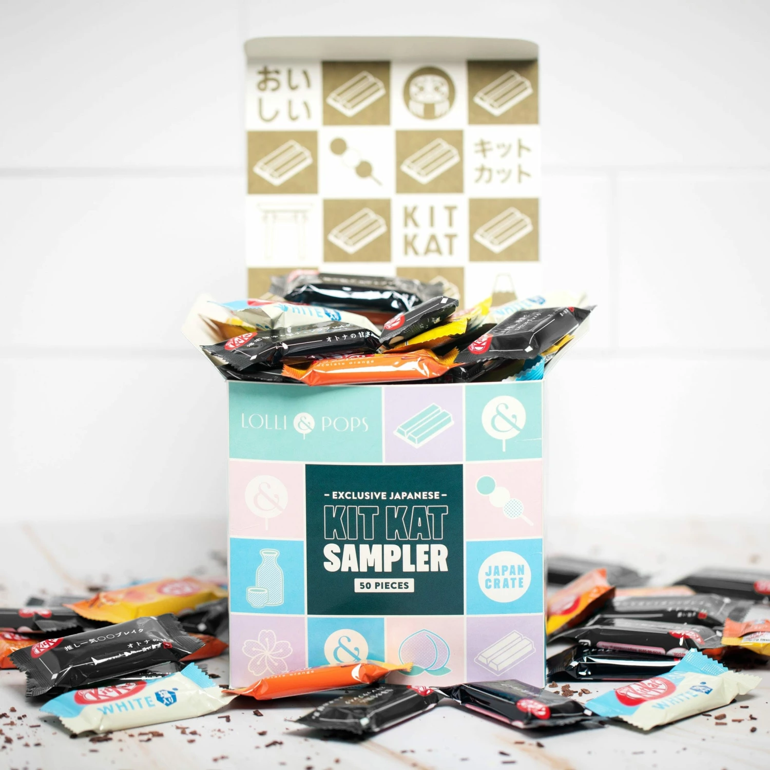 Japan Crate X L&P | 50 Piece Japanese Kit-Kat Sampler Box 3 Japan Crate X L&P | 50 Piece Japanese Kit-Kat Sampler Box