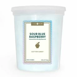 Sour Blue Raspberry Cotton Candy