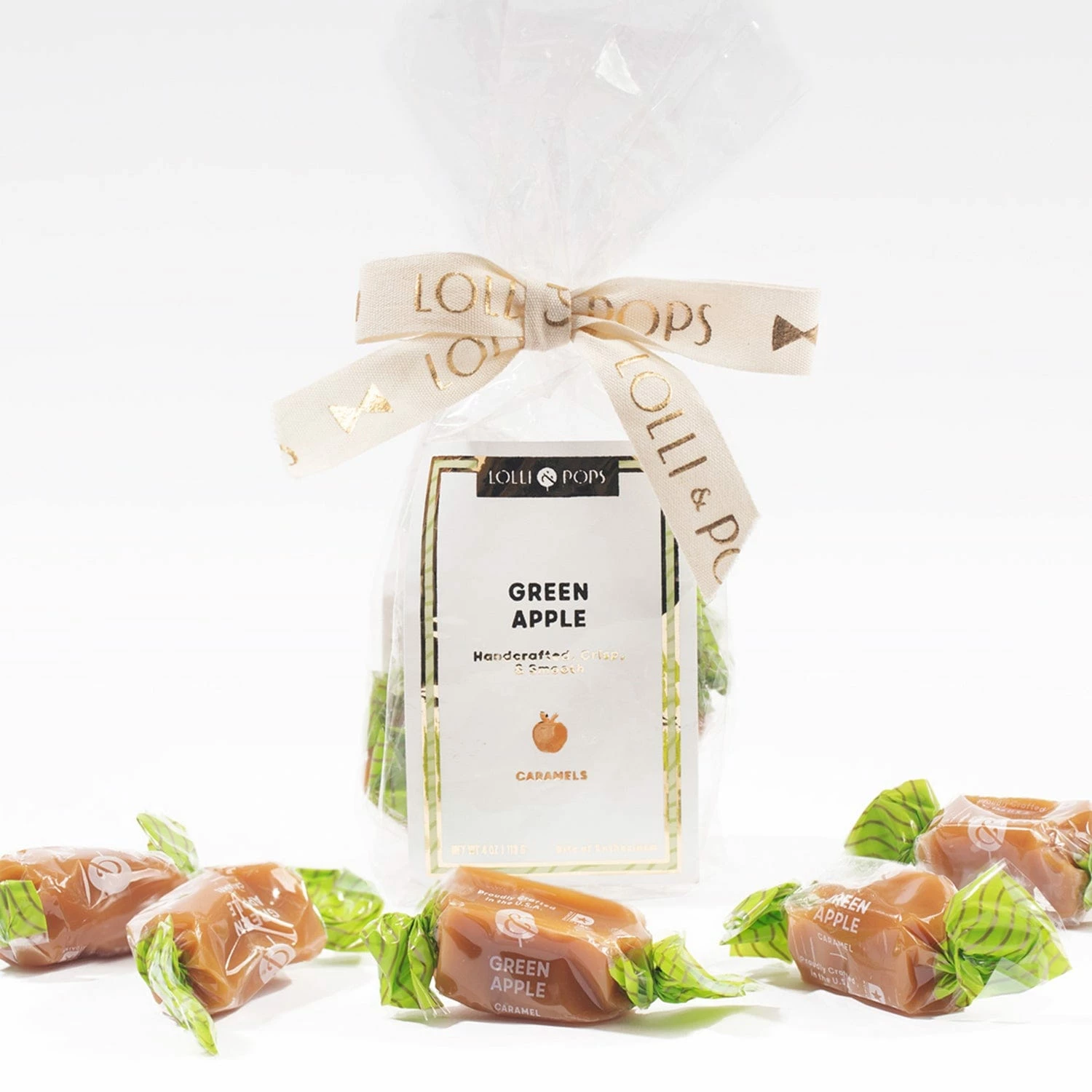 Green Apple Caramels Bag 4 Green Apple Caramels Bag - Image 2