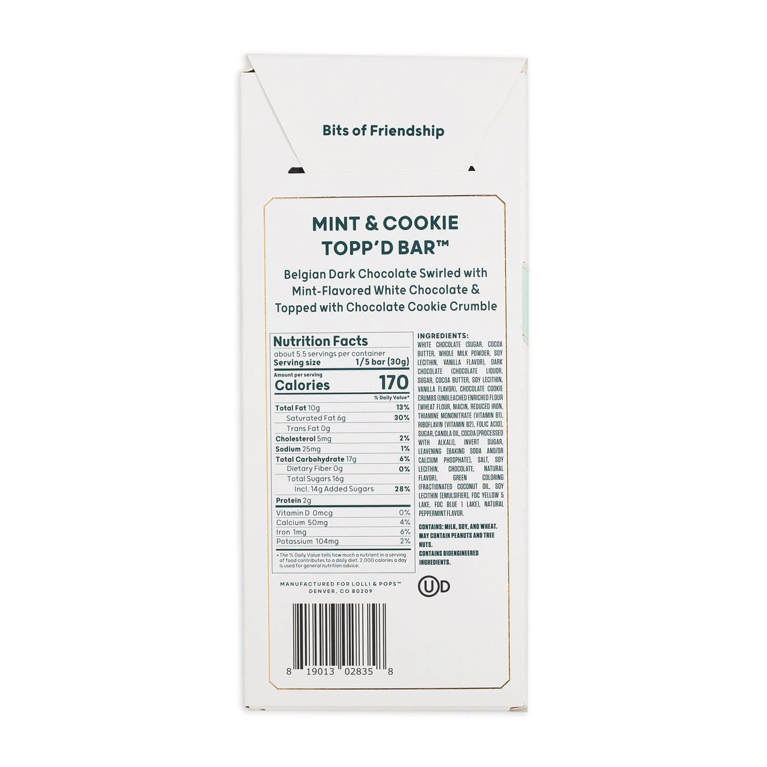 Mint & Cookie Topp'd Bar 5 Mint & Cookie Topp'd Bar - Image 3