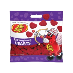 Jelly Belly Red Raspberry Hearts