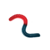 Largest Gummy Worm - Blue & Red -LOLLI AND POPS Sales lolli and pops novelty largest gummy worm blue red 29857859862728