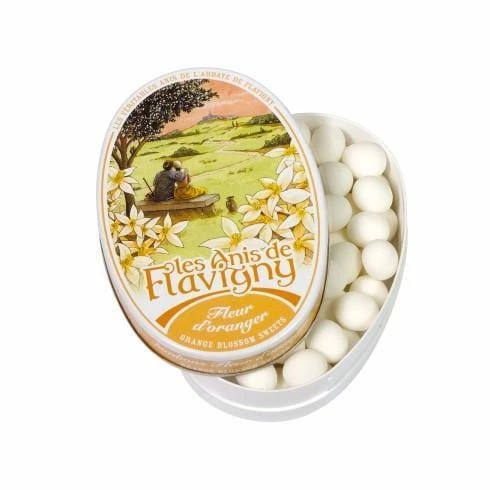 Les Anis De Flavigny Orange Blossom Tin 3 Les Anis De Flavigny Orange Blossom Tin