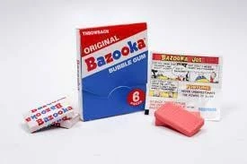Bazooka Bubble Gum Original Nostalgia Mini-Wallet Pack 3 Bazooka Bubble Gum Original Nostalgia Mini-Wallet Pack