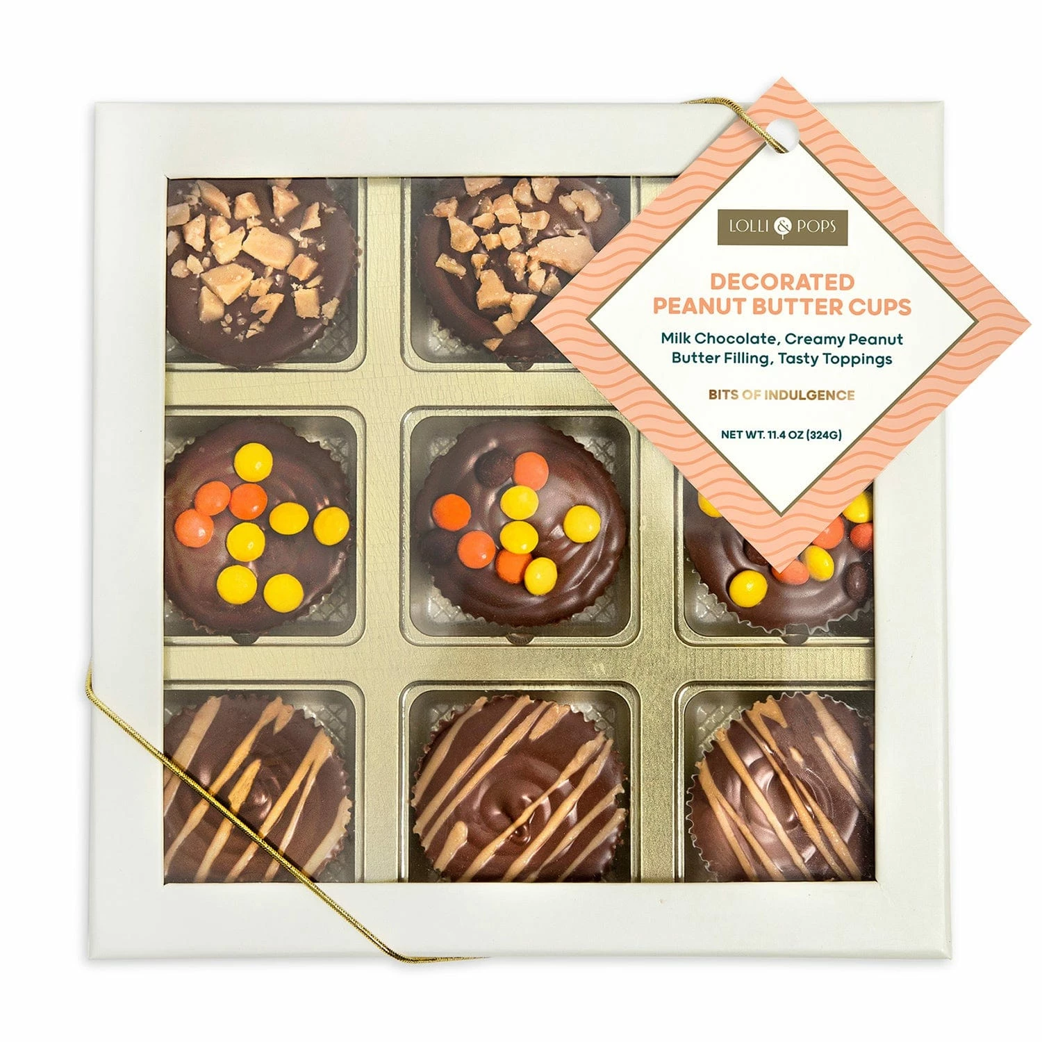 Decorated Peanut Butter Cups 9 Piece 3 Decorated Peanut Butter Cups 9 Piece