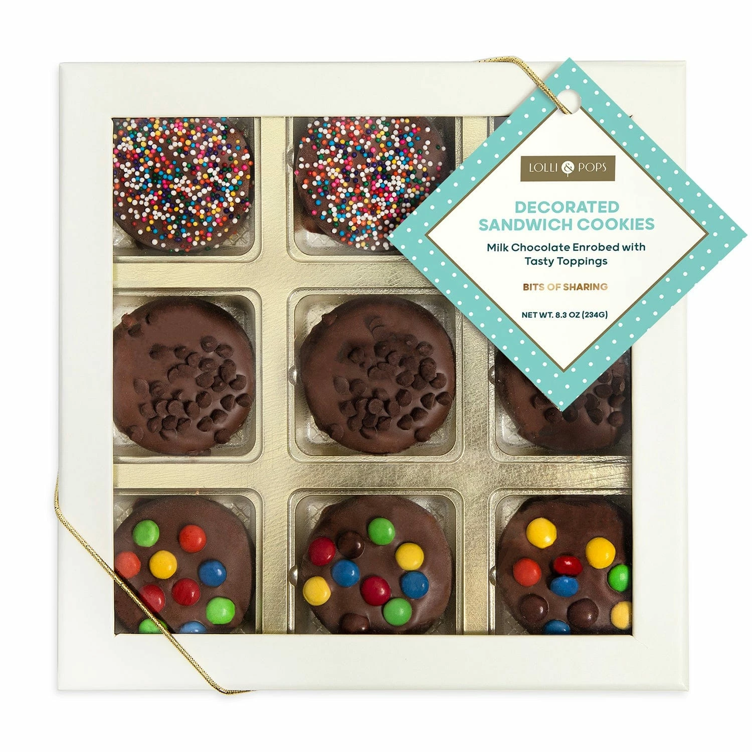 Decorated Sandwich Cookies 9 Piece 3 Decorated Sandwich Cookies 9 Piece