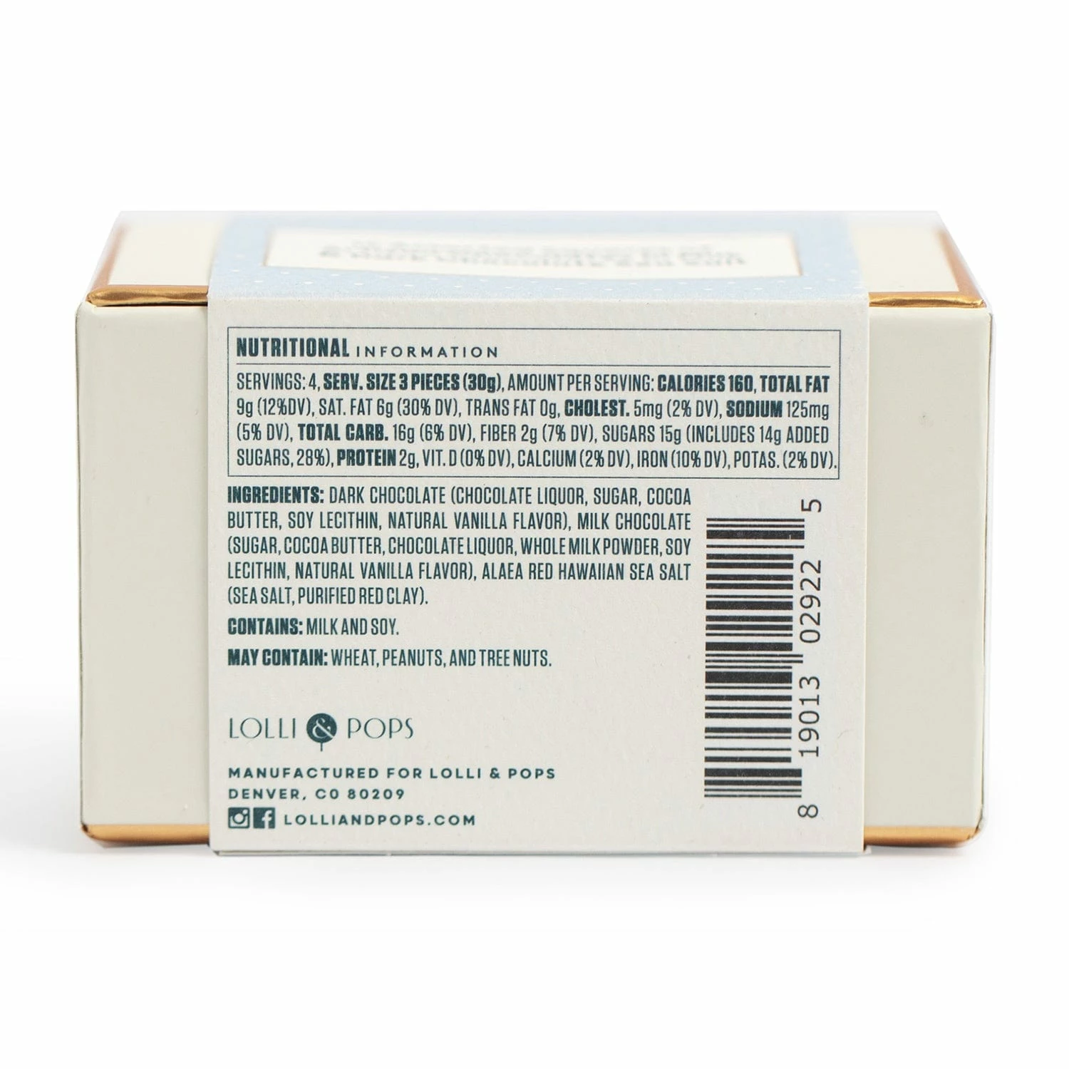 12 Piece Milk & Dark Chocolate Sea Salt Tiles Box 5 12 Piece Milk & Dark Chocolate Sea Salt Tiles Box - Image 3