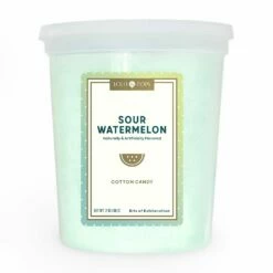 Sour Green Watermelon Cotton Candy