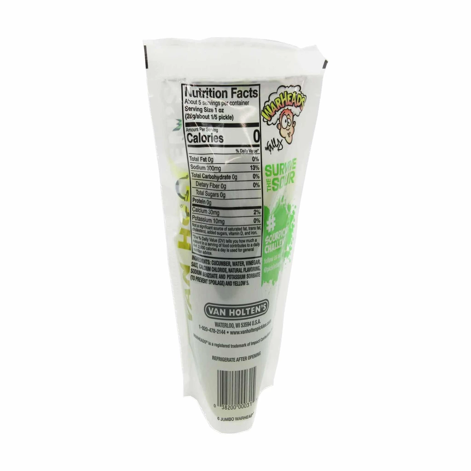 Warheads Extreme Sour Pickle 4 Warheads Extreme Sour Pickle - Image 2